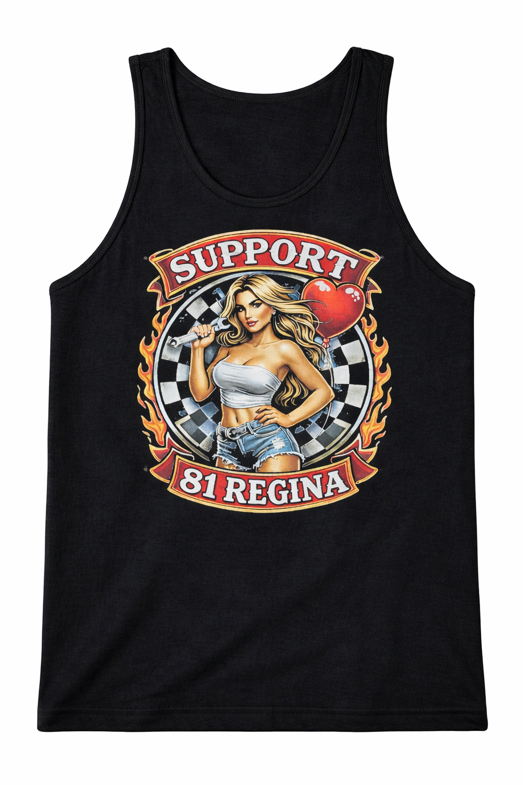 Pin up girl tank