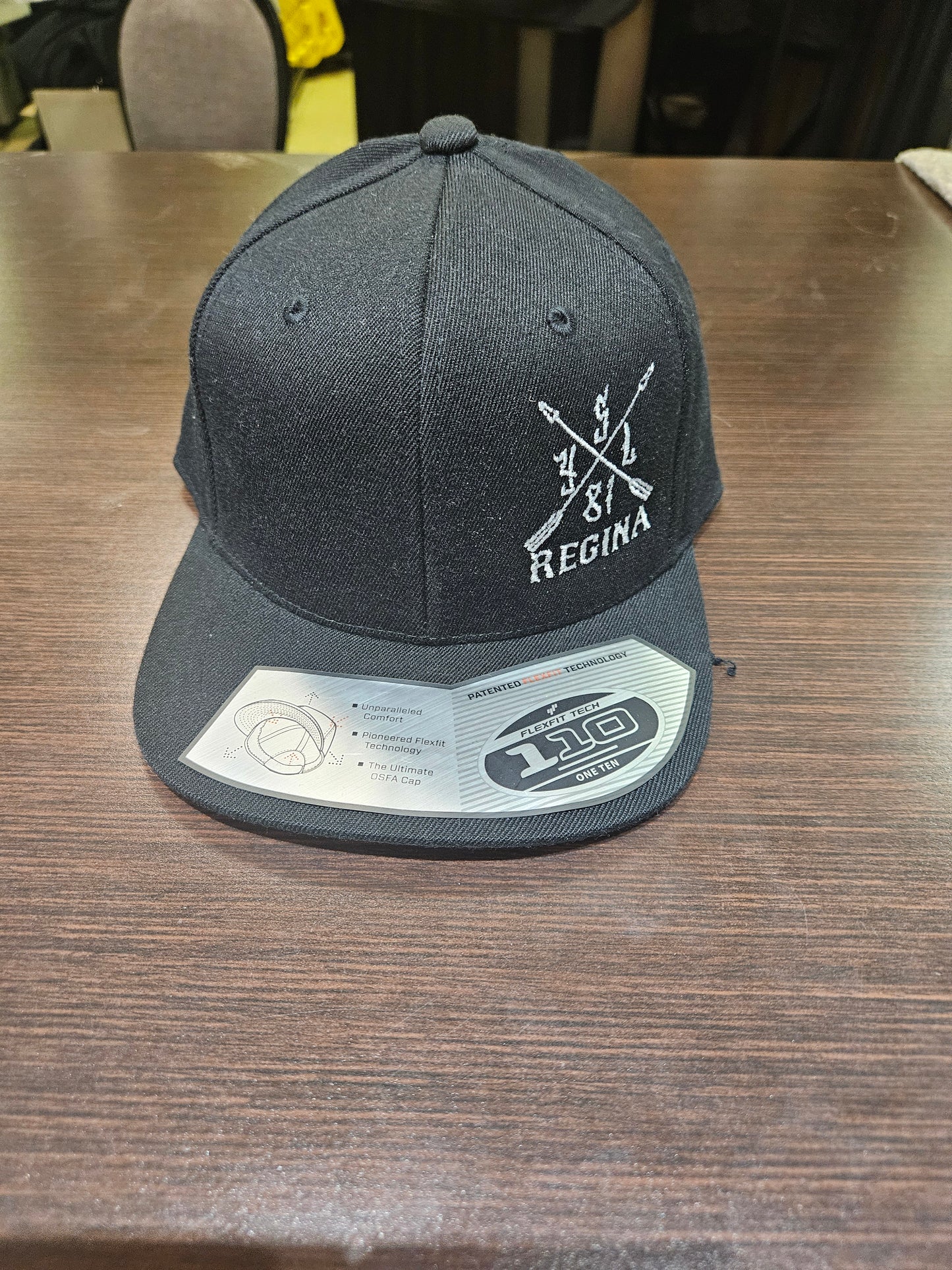 White arrow hat