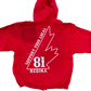 Red and white design