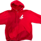 Red and white design