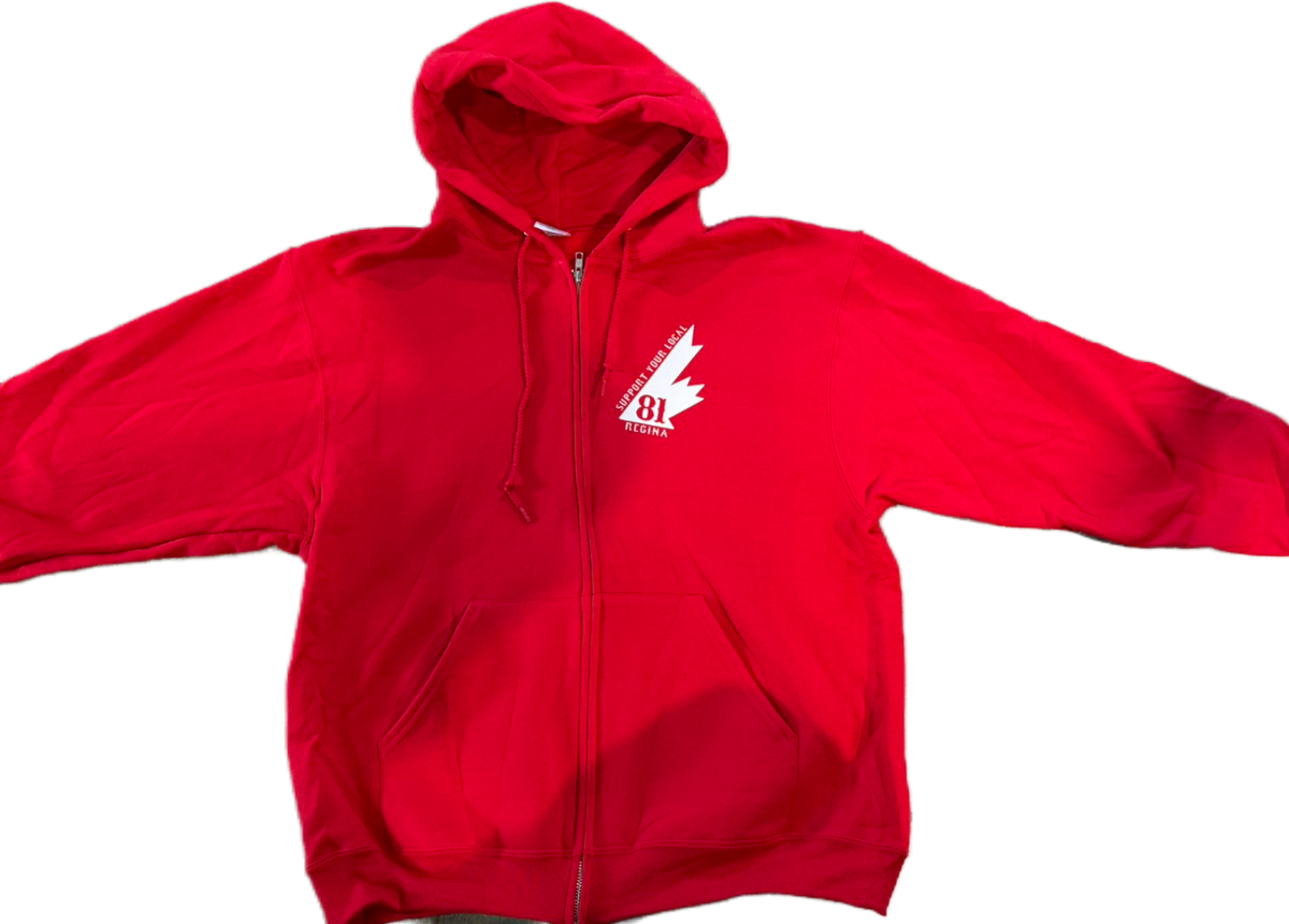 Red and white design