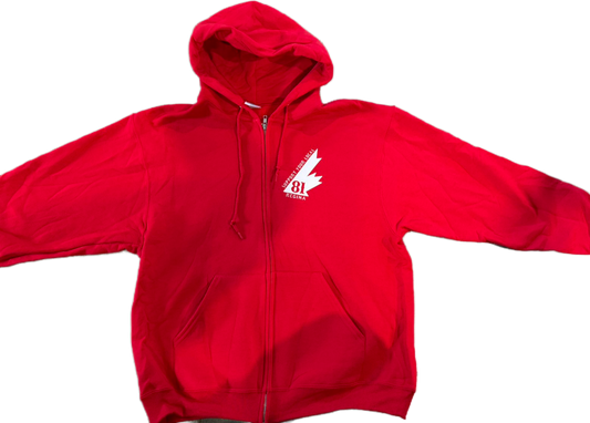 Red and white design
