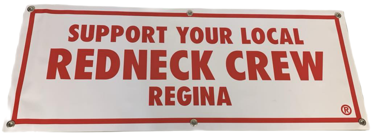 Redneck crew support banner