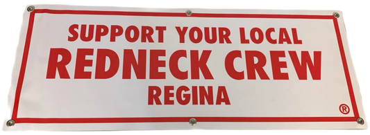 Redneck crew support banner