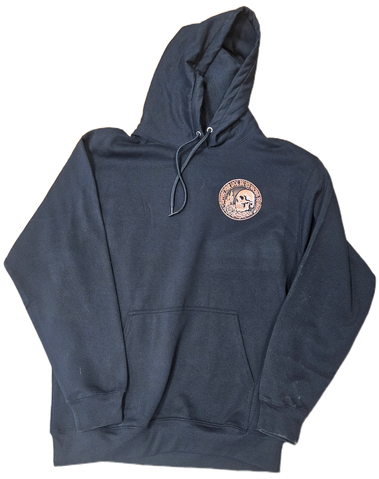 Red skull hoodie
